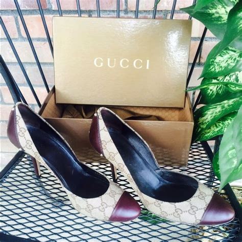 used gucci heels|Gucci heels size 10.